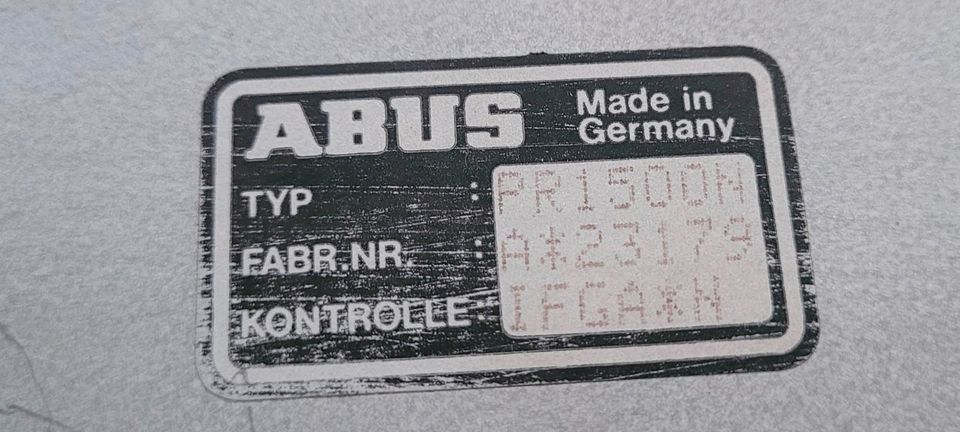 Abus Panzerriegel PR1500 in Hildesheim