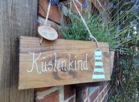 Küstenkind | Leuchtturm | Schild | Holz | Maritim | Garten | Haus Schleswig-Holstein - Damendorf Vorschau