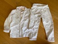 Weißer Pyjama Schlafanzug mit Blümchen Größe 80 Herzogtum Lauenburg - Wentorf Vorschau