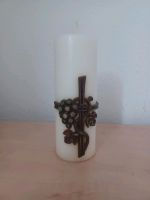 Kerze, Qualitätskerze Motiv Kreuz Weinstock und Reben, christlich Rheinland-Pfalz - Rengsdorf Vorschau