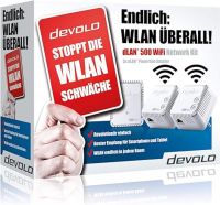 evolo dLAN 500 WiFi Network Kit Powerline 3x Powerlan Adapter Baden-Württemberg - Pforzheim Vorschau