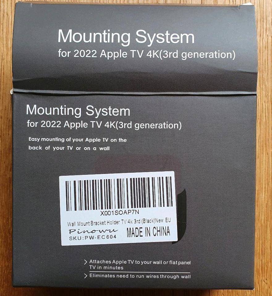 Mounting System Apple TV 4K 3. Generation Pinowu in Dresden