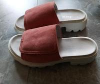 Neuwertig Vitaform Gr 40 weiß rosa Leder Pantoletten Sandalen Nordrhein-Westfalen - Heinsberg Vorschau