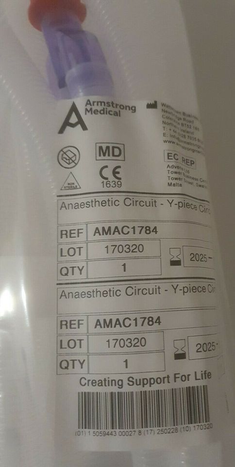 Armstrong Medical Einweg Schlauchsystem REF AMAC1784 in Birkenfeld