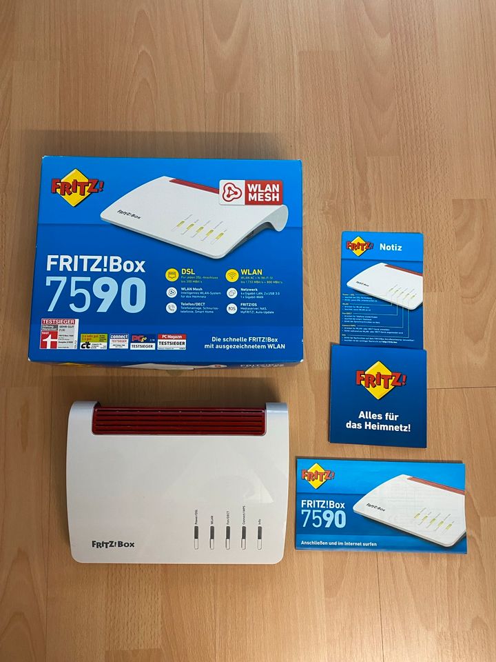 FRITZ!Box 7590 mit Rechnung und Restgarantie in Landau in der Pfalz