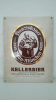 Franziskaner Kellerbier Emaille Werbeschild gewölben Niedersachsen - Weyhe Vorschau