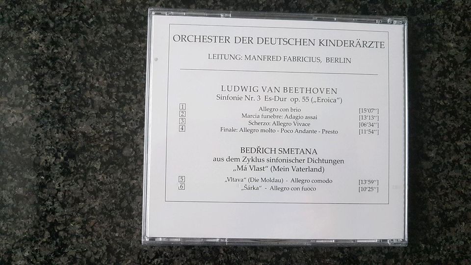 Neue Klassik CD's  des Orchesters der.dt.Kinderärzte in Blieskastel