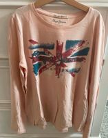 Pepe Jeans London Langarmshirt Shirt rosa Glitzer Gr. 164 w NEU Nordrhein-Westfalen - Olfen Vorschau