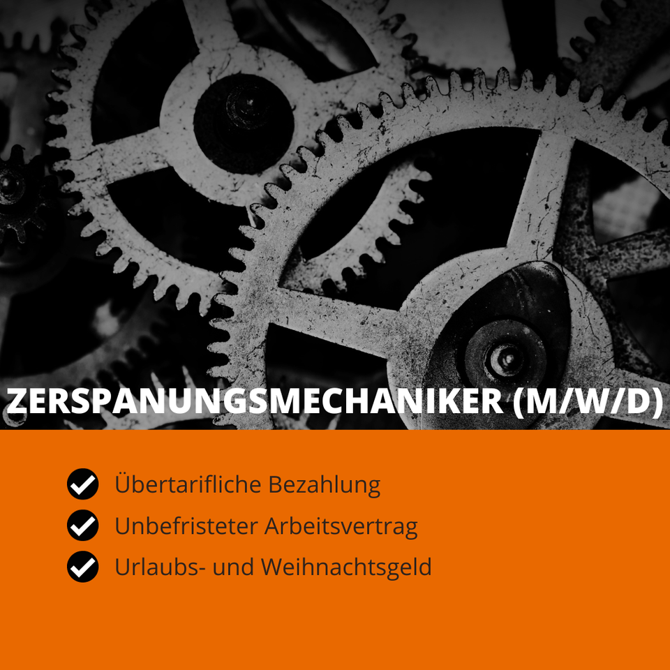 Zerspanungsmechaniker (m/w/d) Frästechnik dringend gesucht ! in Bad Oeynhausen