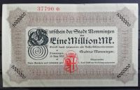 Banknote Notgeld Gutschein Memmingen 1 Eine Million Mark 1923 Sachsen - Radebeul Vorschau