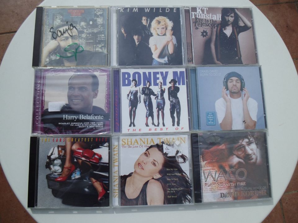 (10) 108 Pop CD's # Tears for Fears, Bee Gees, Boney M, T'Pau in Ludwigshafen