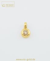 prächtiger Diamant Anhänger ca. 0,38 Kt. in 18 Karat Gold 750 | Damen - Vio Gold G1504 Bayern - Regensburg Vorschau