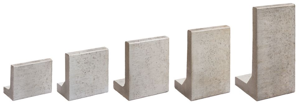 L-Stein grau oder anthrazit in Höhe 30,40,50,60,80cm Beton in Nünchritz