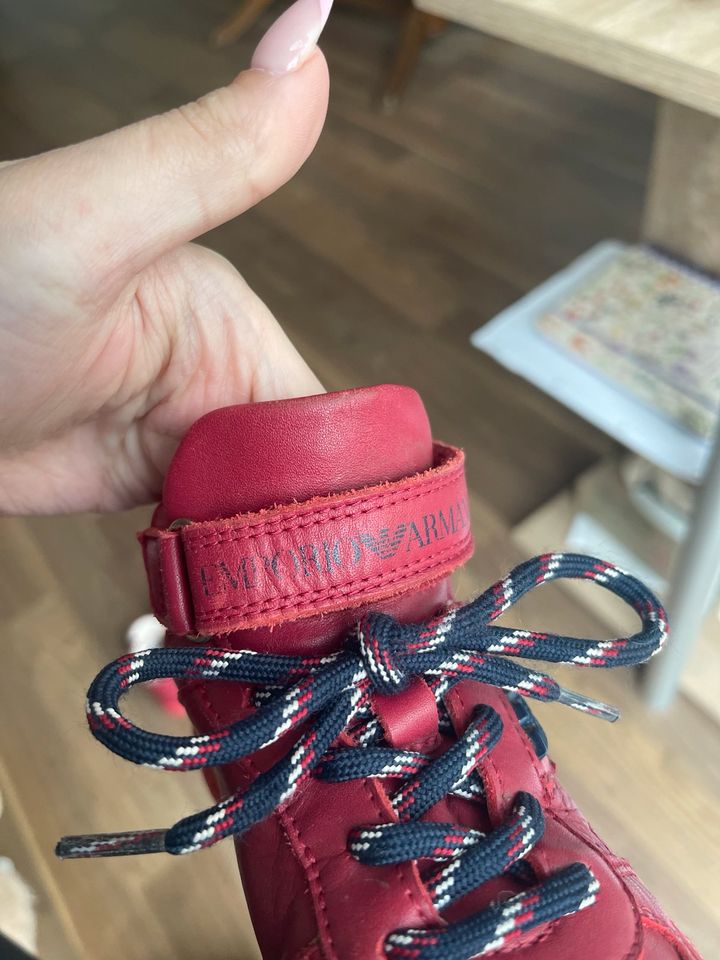 Emporio Armani Schuhe Sneaker Kinder, Gr. 28, Rot in Berlin