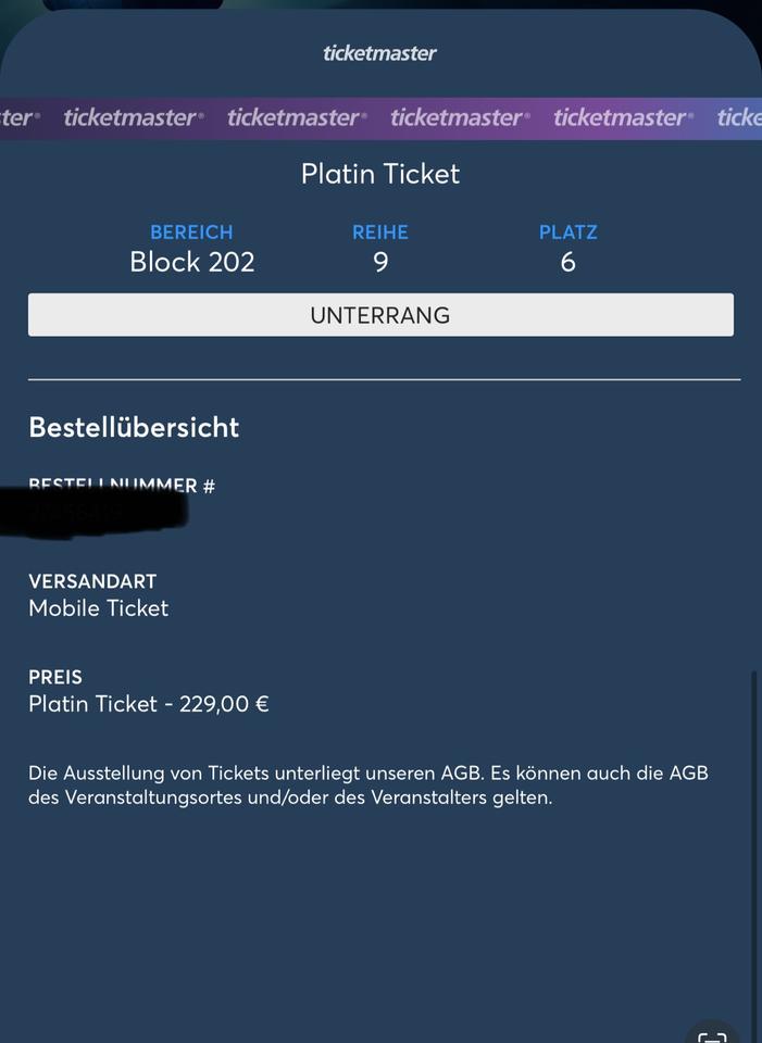 Usher Konzert  2  Platin Tickets Sitzplätze 1.5.25  Berlin in Bielefeld