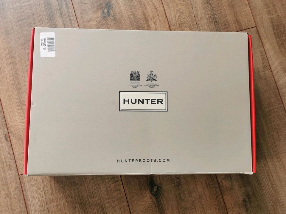 Hunter Damen Refined Gummistiefel Hellgrau in Salzkotten