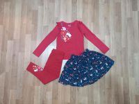 3 tlg Set Langarmshirt Leggings Leggins Rock Ostern Hase C&A 128 Pankow - Französisch Buchholz Vorschau