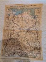 Karte DDR Deutsche Reichsbahn Sachsen - Flöha  Vorschau