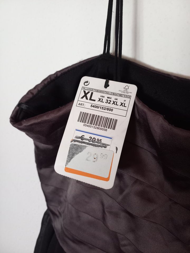 Kleid Zara Basic braun schwarz Größe XL neu mit Etikett in Heinsberg