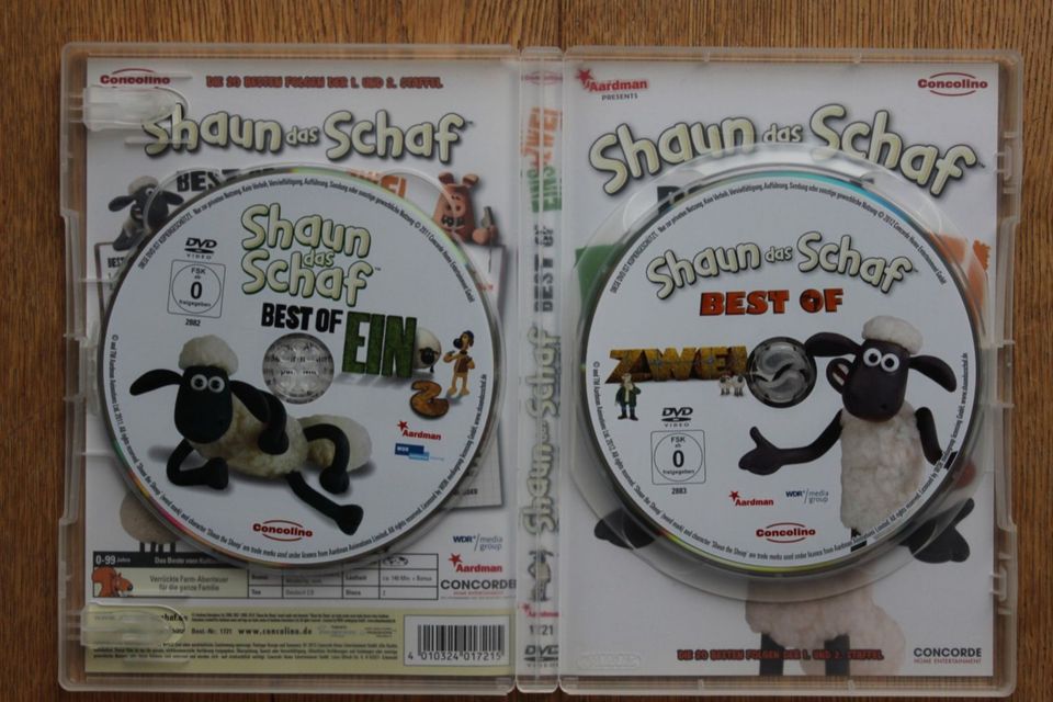 Shaun das Schaf Best of Eins+Zwei, DVD für Kinder in Michelbach an der Bilz