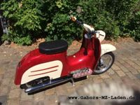 Gabors MZ Laden / Oldschool Custom Simson KR51/2 rot/elfenbein Brandenburg - Britz bei Eberswalde Vorschau