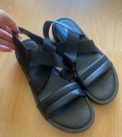 Sandalen Damen in schwarz schnürung Saarland - Völklingen Vorschau