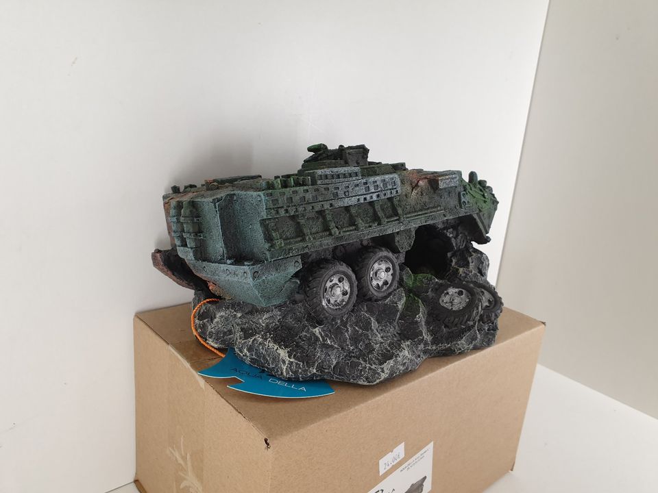 Aquarium Deko - Fahrzeug- / Militärpanzer (Höhle) 2 Gr. ab12€ NEU in Weilerswist