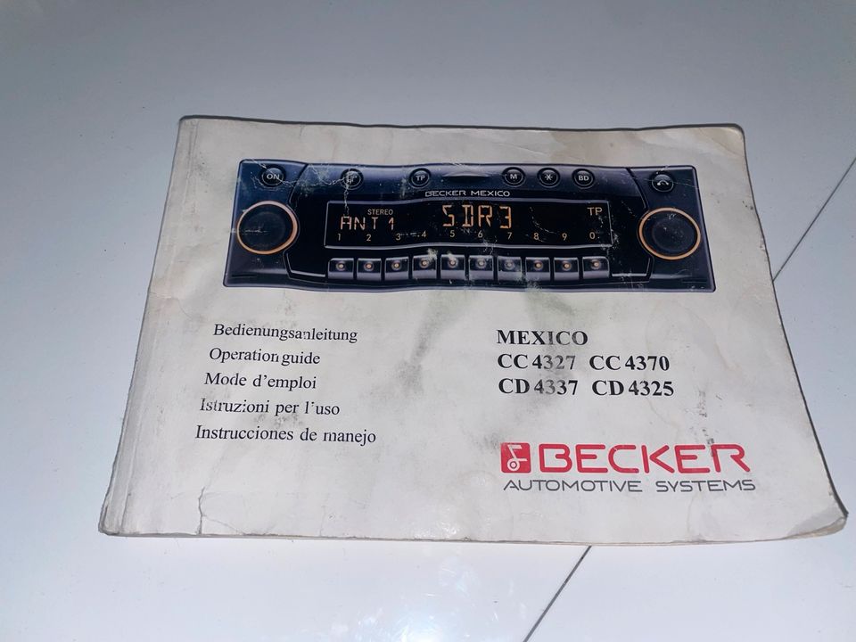 Mercedes Mexico Becker cc 4327 w210 r129 w140 in Herne