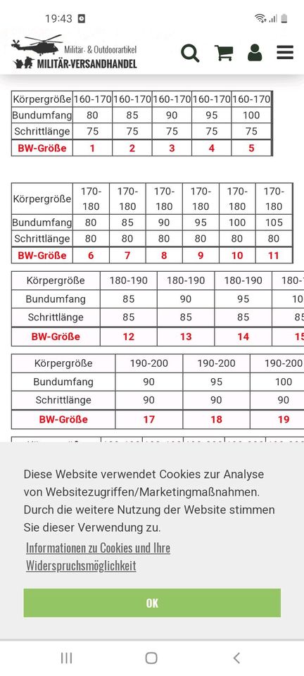 Bundeswehr Parka Gr.12 Militär Jacke xxl Mantel Angeln Jagd Moped in Schkopau