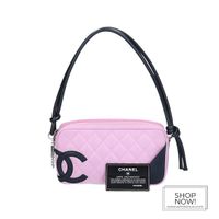 CHANEL CLUTCH-HANDTASCHE 'CAMBON' KALBSLEDER IN ROSA & SCHWARZ Hessen - Darmstadt Vorschau