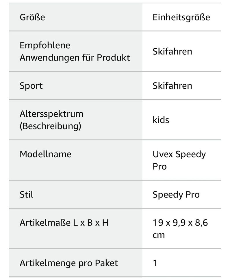 UVEX Speedy pro SKI-BRILLE Kinder in Grünstadt