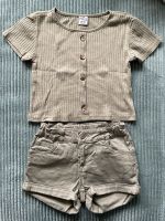 Olivgrün kurze Hose + T-Shirt Set, Mädchen Nordrhein-Westfalen - Moers Vorschau