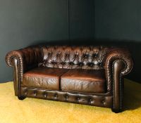 Chesterfield Sofa Couch Leder braun Vintage Nordrhein-Westfalen - Halver Vorschau