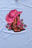 T- Shirt Cowgirl Cowboy L Ohrringe neu Schleswig-Holstein - Schönberg (Holstein) Vorschau