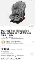 Maxi Cosi Titan Kindersitz Niedersachsen - Duderstadt Vorschau