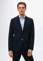 Blazer Herren Mango Navy Dunkelblau Business Casual neuwertig Sachsen - Freiberg Vorschau