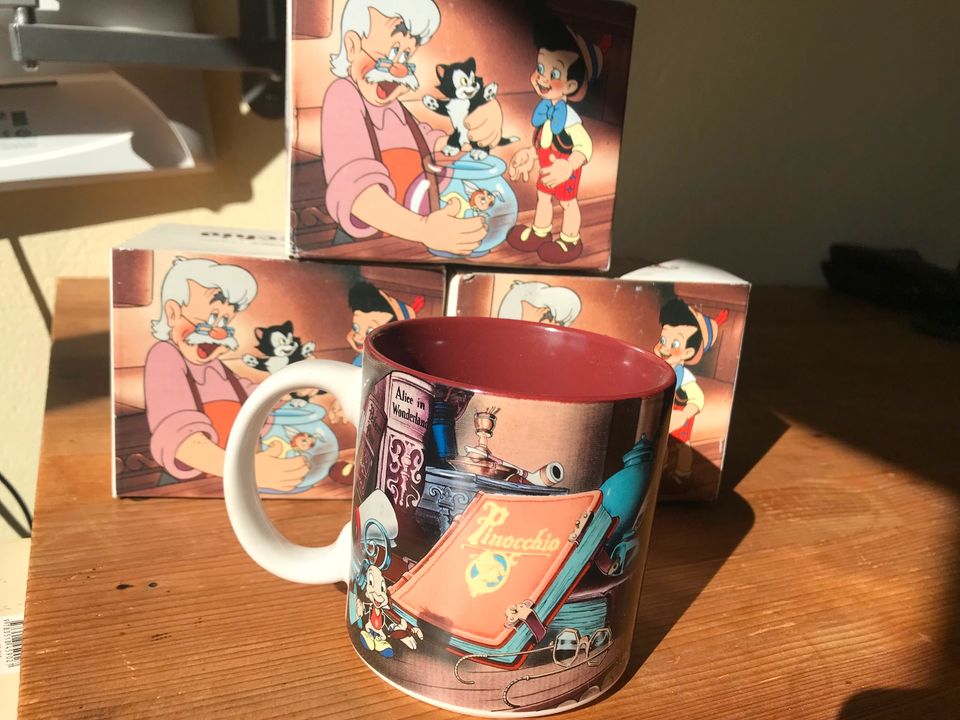 4 Kaffeebecher Tassen original Disney Pinocchio unbenutzt Vintage in  Rheinland-Pfalz - Standenbühl | eBay Kleinanzeigen ist jetzt Kleinanzeigen