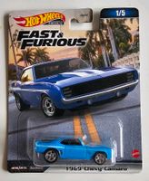 Hot Wheels Premium Fast & Furious 1969 Chevy Camaro Blau Neu/OVP Frankfurt am Main - Riederwald Vorschau