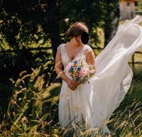 Brautkleid/ Brautmode/ Hochzeitskleid/ Kleid/ Chiffon/ Ivory/ 38 Bayern - Kempten Vorschau