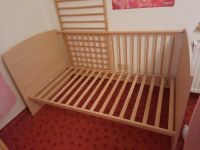 Babybett / Kinderbett 70x140 cm, mit Schlupfsprossen, umbaubar Thüringen - Greiz Vorschau