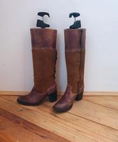 BUFFALO London Leder Stiefel Gr. 38 braun, warm gefüttert Bayern - Erdweg Vorschau