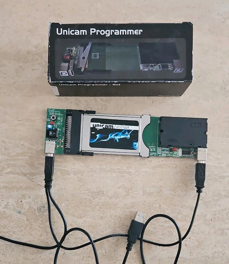 2 Unicam CI Module + HD 02 Karte + Programmer in Gernsheim 