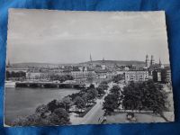 Postkarte AK Zürich Quaibrücke mit Limmat 1954 gelaufen Rheinland-Pfalz - Mainz Vorschau