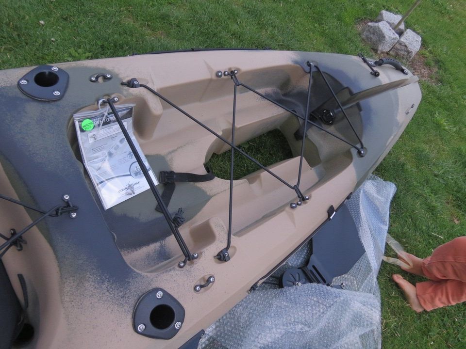 Ocean Kayak Torque MinnKota E-Motor Angelkajak Kajak Sit on Top in Malchin