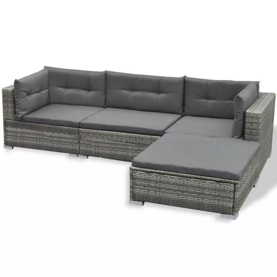 Versandkostenfrei Gartenlounge Rattan Rattanlounge Gartensofa in Suthfeld 