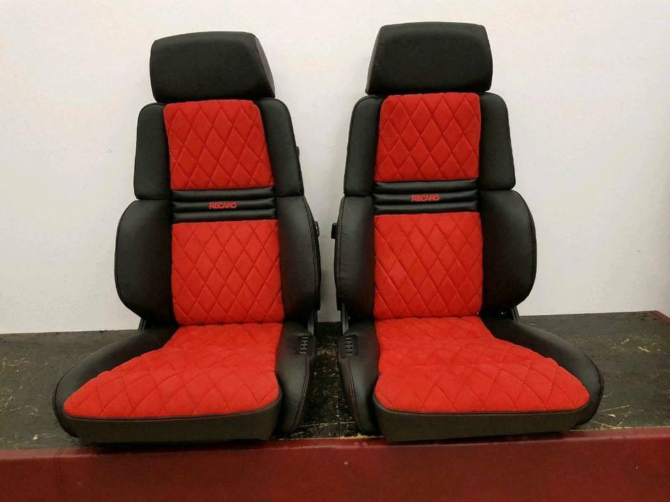 ⭐️Recaro Orthopäd 94 Leder Alcantara Rauten Porsche Carrera in Eislingen (Fils)