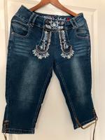 Jeans Okterberfest 7/8 Größe L blau Hailys Nordrhein-Westfalen - Weeze Vorschau