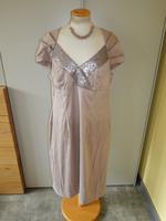 Kleid Vera Mont helltaupe mit Schimmer Gr 44 wie neu Versand Bayern - Landshut Vorschau