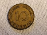 10 Pfennig 1950 Prägebuchstabe : J sehr selten Baden-Württemberg - Neuenbürg Vorschau