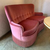2-sitzer Sofa Mohair Samt Rosa Pink klein vintage Couch alt Nürnberg (Mittelfr) - Mitte Vorschau